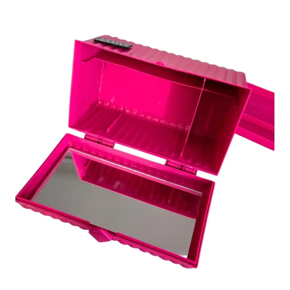 Vintage‎ Sassaby Pink Makeup Storage Case 107 Jewelry Box Organizer Crafts USA